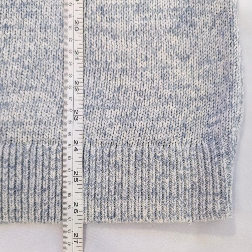 NWT LOFT |‎ Halter Sweater Tank Marled Light Blue Gray Knit Sleeveless | Small - Picture 11 of 11